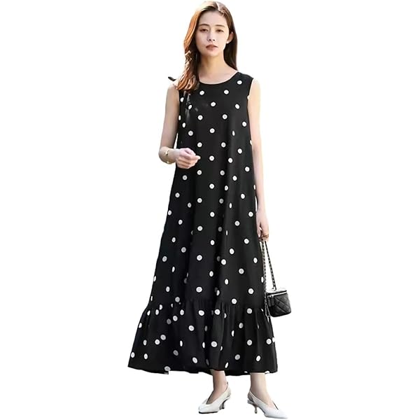 Amazon.co.jp: [かぐれ] 『2サイズ展開』ドット2WAYワンピース